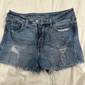 Old Navy Distressed Light Blue Jean Shorts